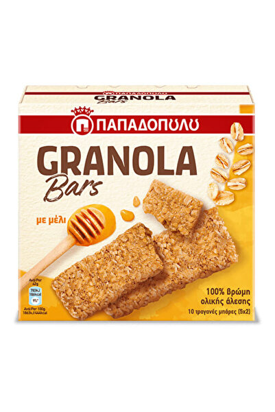Papadopoulou ΠΑΠΑΔΟΠΟΥΛΟΥ GRANOLA BARS (5x42gr.) - (ΜΕΛΙ)