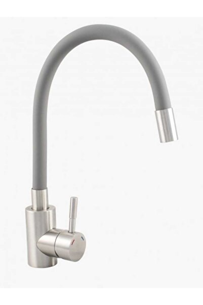 Everpro Baterie bucatarie INOX pipa flexibila GRI