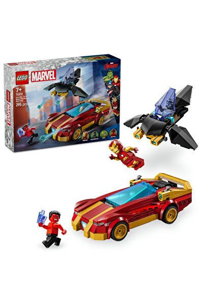 LEGO Το αυτοκίνητο του Iron Man και η Μαύρη Πάνθηρας εναντίον του Κόκκινου Χαλκ