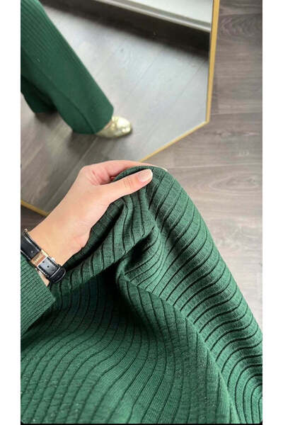 müqofficial Glittery Knitwear Set - Green