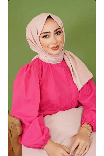 Generic Brand Cotton Jazz Shawl - Powder