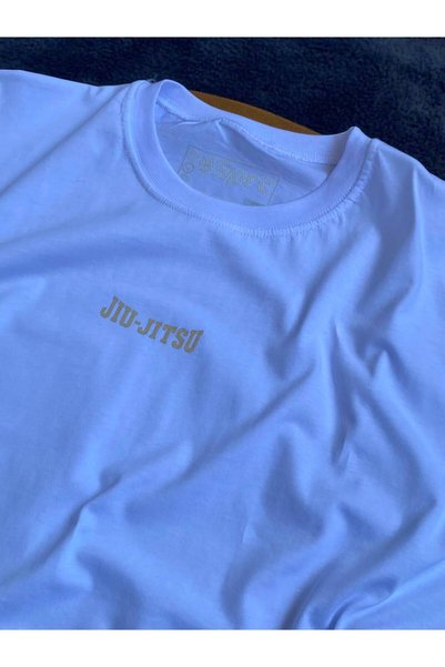 Sprc Jiu-Jitsu 100% Cotton Relax Fit Crew Neck White Tshirt