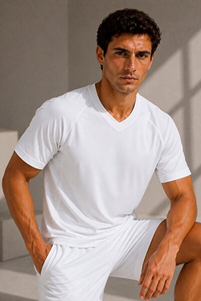ALEXANDERGARDI Breathable Mesh Detailed Sports T-Shirt