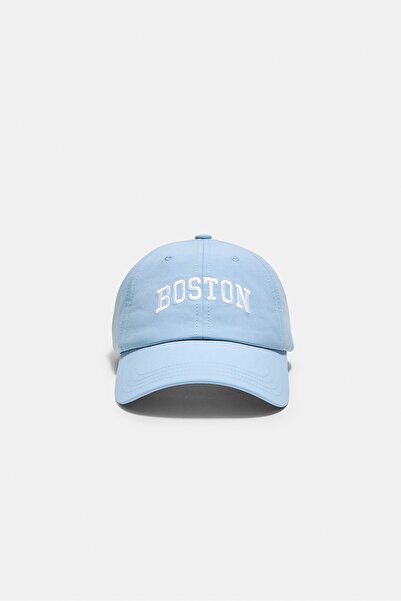 Stradivarius Boston işlemeli spor şapka