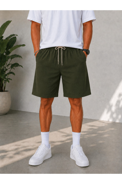 by fiyaka fashion Men's Comfortable Linen Shorts