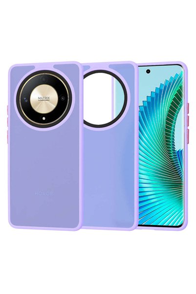 Techsuit Case for Honor Magic6 Lite, HaloFrost Series, light purple - light p...