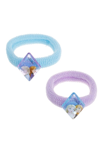 Jumbo Set elastice de păr pentru copii, model glitter, frotte, 2 bucăți – pri...