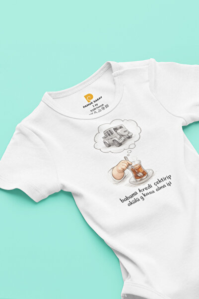 Pamuk Saray بدلة داخلية للأطفال مطبوعة بتصميم Sweet G Case من Baby Zıbını Bab...