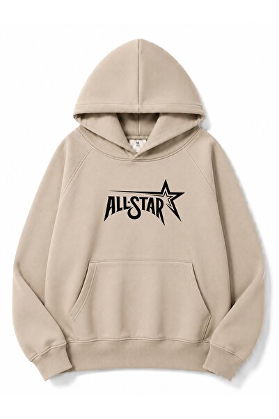 Boi Unisex Φούτερ Μπάσκετ Allstar Κορυφαίας Ποιότητας Χοντρό Χειμερινό Φούτερ...