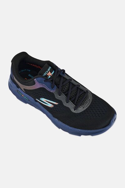 SKECHERS Men Go Run 7,0 Lace Up Sports Shoes, Black