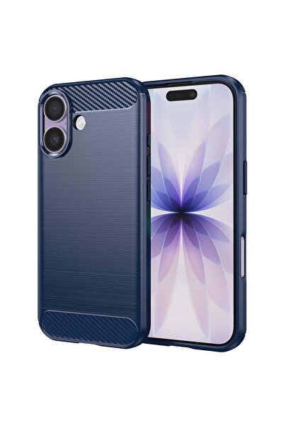 Techsuit Husă pentru iPhone 17, Silicon Carbon, albastru - albastru