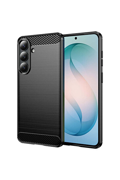 Techsuit Husă pentru Samsung Galaxy S26 Plus, Silicon Carbon, albastru - negru