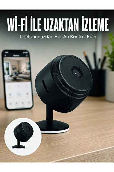 Epilons A9 Kablosuz Mini IP Kamera Wi-Fi Destekli Uzaktan İzleme Özellikli HD...