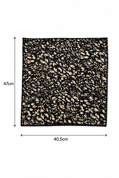 EastWest Trading Viscose fabric patterned scarf 47x40.5 cm soft textured stylish women's neck scarf