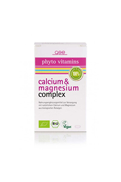 GSE Organic Magnesium & Calcium Complex Vegan 60 Pills 42 g