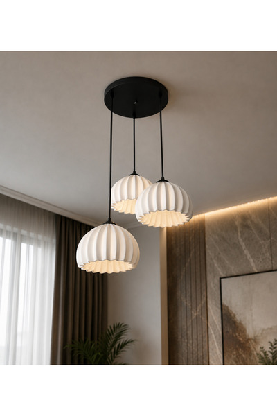 3DreaMaker Ravena 3' Lü Sarkıt Avize Salon Mutfak Oturma Yatak Odası Modern Şık
