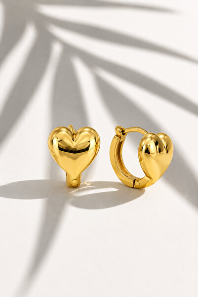 Zundesilver Stoneless Simple Heart Design Earrings