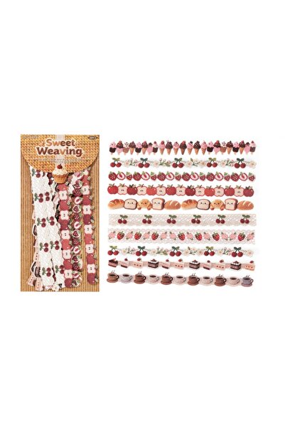 Choice4 Sweet Weaving 20Pcs/Bag Handmade Crochet Series Sticker Strip Sweet T...