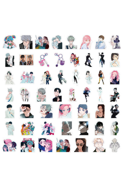 Choice 50PCS 50PCS New Irregular K-Drama Alien Stage Stickers - Waterproof fo...