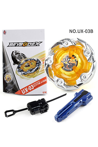 Choice UX-03 Wizard Rod Bey X UX Booster Starter Battle Top with Launcher Gri...