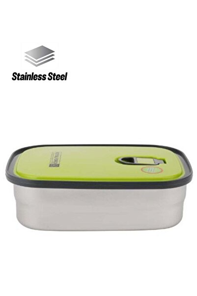 ROYALFORD Rectangular Stainless Steel Food Container Assorted Colors 680ml