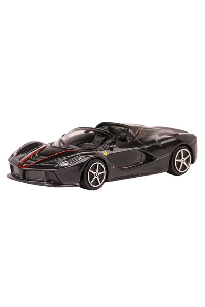 BBURAGO Sigilat- Ferrari Laferrari Aperta 2018 Negru- Scara 1-43-