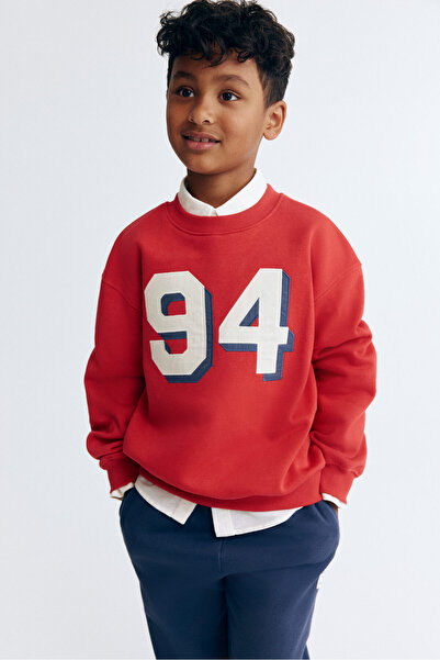 H&M Baskılı Sweatshirt