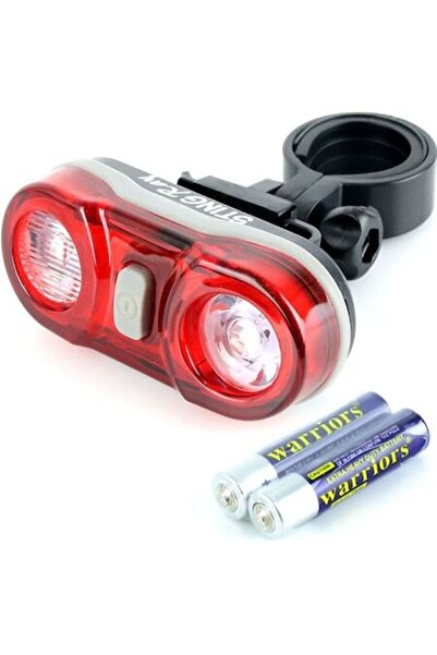 BikeForce LED Bicycle Taillight, 3 lighting modes, 50 lumens, Red/Black