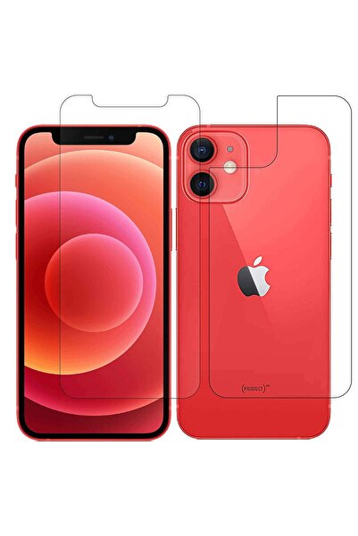 Kvy Kaviy İphone 12 Ön Arka Nano Kırılmaz Cam Ekran Koruyucu