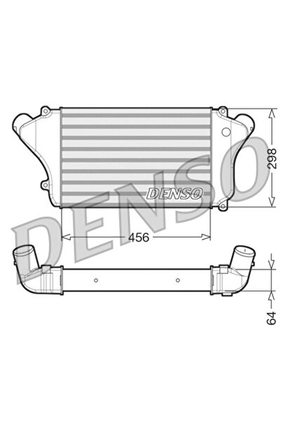 DENSO Intercooler, Compresor Dit45004 Mitsubishi Cantervii