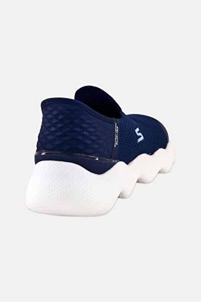 SKECHERS Women Go Walk Massage Fit Slip On Walking Shoes, Navy