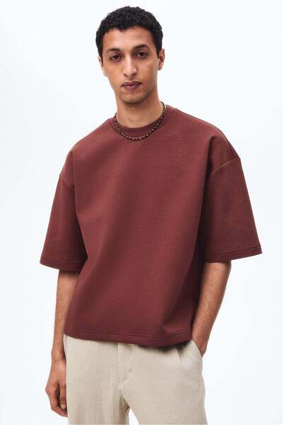 H&M Oversized Fit Scuba T-shirt