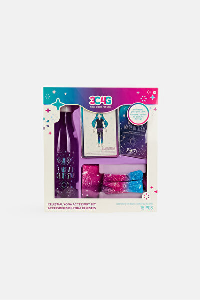 3C4G Kids Girl Celestial Yoga Accessory Set, Muticolor