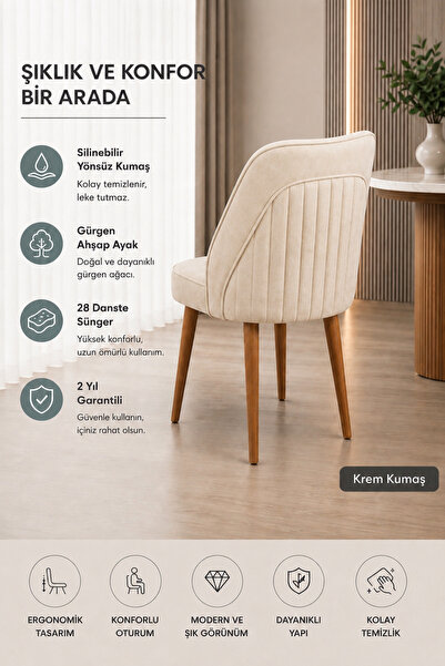 Buketim Mobilya Yeni Leksus Sandalye Cafe Restoran Proje Mutfak Salon Sandalyesi