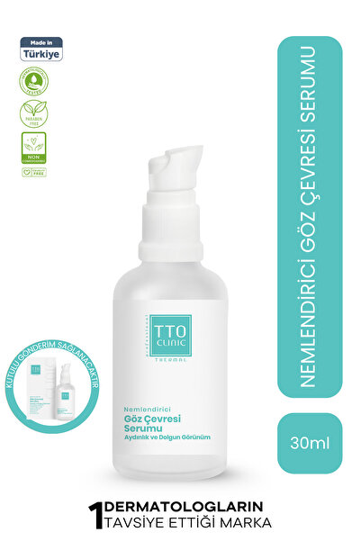 TTO Clinic Göz Çevresi Serumu 30 ml - Nemlendirici ve Aydınlatıcı Göz Altı Ba...