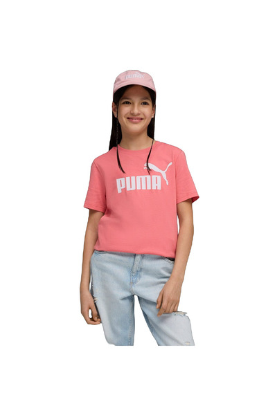 Puma T-shirt Ess No. 1 Logo Tee G, Pink, Kids