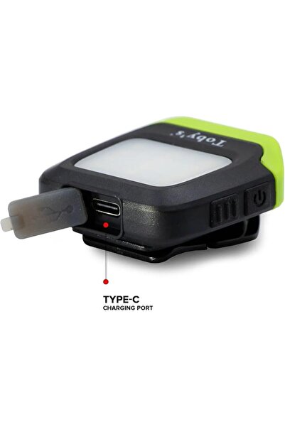 Toby's Pods 4in1 1.5W SMD LED Rechargeable Clip Light with Auto-Sensor