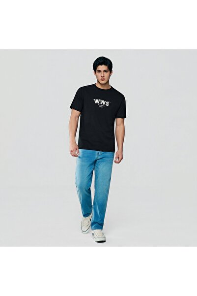 Giordano Men's WWS Slim Fit Print Tee
