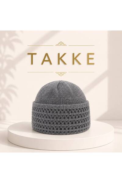 Takke ®Siper Premium Kalın Erkek Namaz Takkesi Dört Mevsim