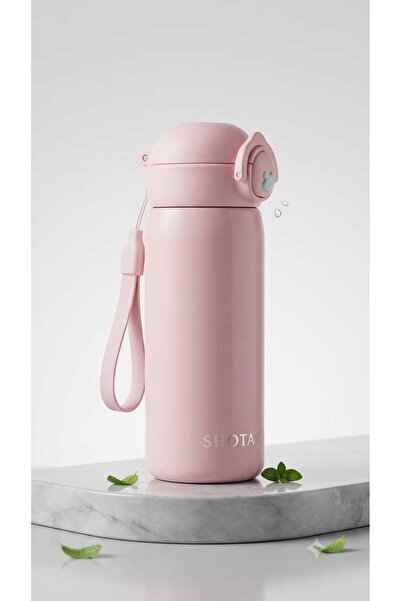 BATS DESENLİ ÇOCUK SU MATARASI - 430 ML. 316L PASLANMAZ ÇELİK - TERMOSLU 6 SA...