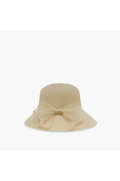 Juniors Cap with Bow Detail