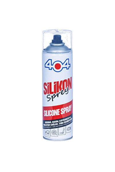 Silikon Sprey 500ML Çok Amaçlı Bakım Spreyi Su İtici Özellikli Plastik ve Kauçuk Yüzeyler İçin