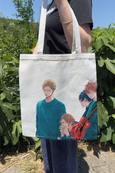 ZipZap Given V2 Summer Winter Double-Sided Canvas Print Tote Bag Anime Bag