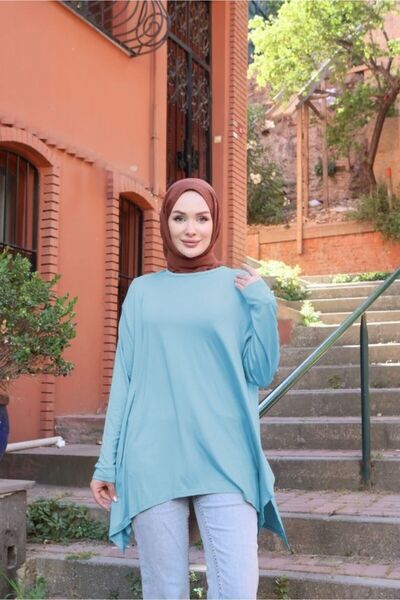 NİSUM MODA تونيك كاجوال بفتحات جانبية