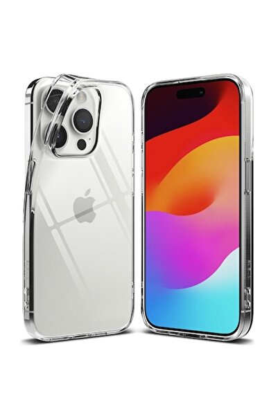bzstore Husă pentru iPhone 15 Pro, din silicon transparent, ultra-subțire.