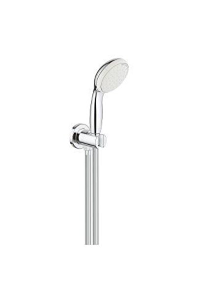 Grohe Temposta 100 El Duşu Askılı Su Çıkış Dirseği, El Duşu ve Spiral Hortum