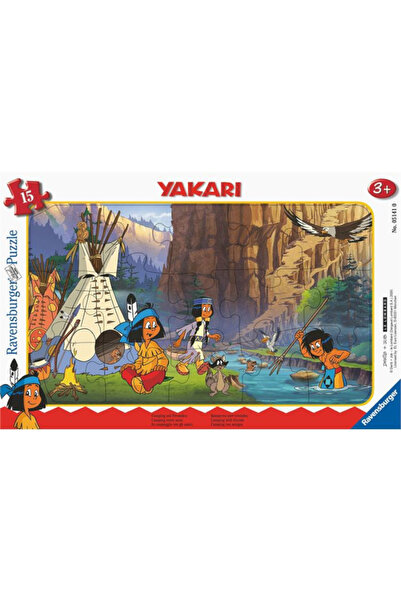 RAVENSBURGER 15 Parça Küçük Çerçeveli Puzzle Yakari