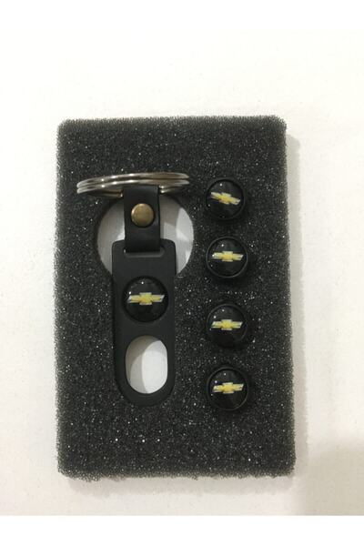 GARDENAUTO Chevrolet Metal Valve Cover Keychain Set