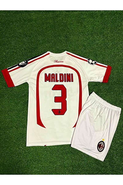 MONTENERO Milan 2007 MALDİNİ Çocuk Forması (Beyaz)