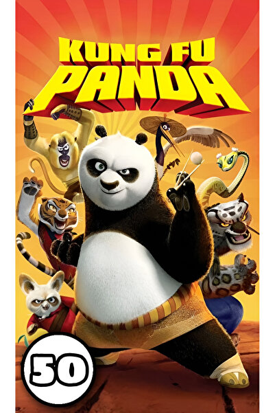 Kung-Fu Panda Βιβλίο ζωγραφικής, 50 εικονογραφήσεις Kung Fu Panda, A4